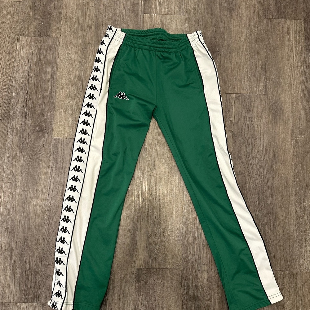 Kappa Fly Away low rise Green Track Pants